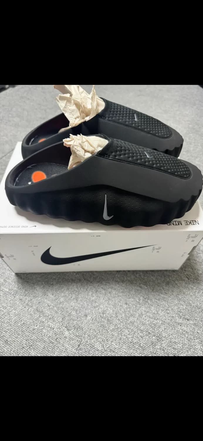 (290)나이키 마인드 001 블랙 판매합니다 상품이미지4