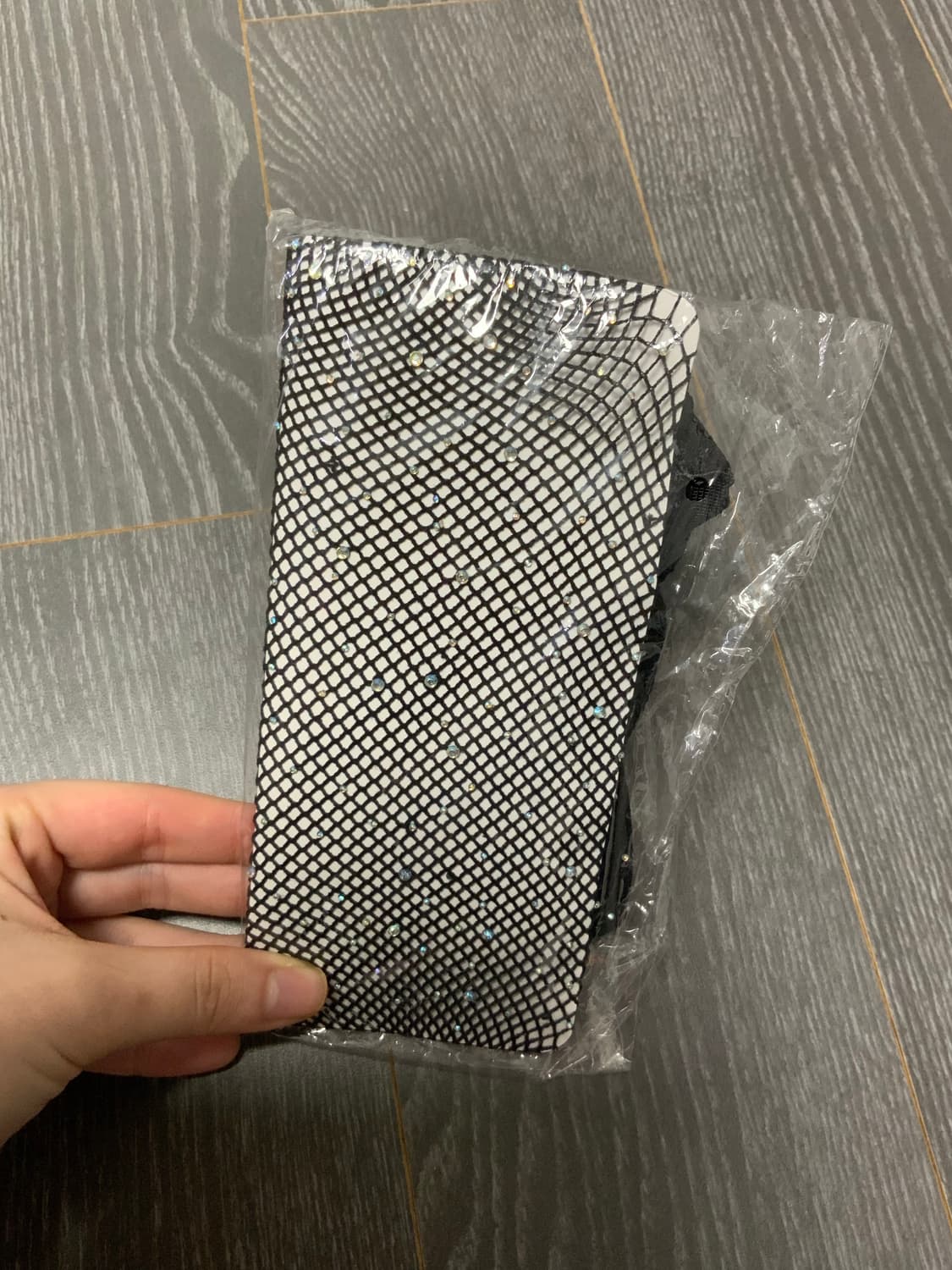 블랙 큐빅 패션스타킹 키치 갸루 펑크 새상품 대장 상품이미지2