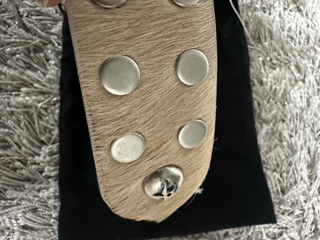 [2] karas 카라스 스터드 카프헤어 벨트 상품이미지7