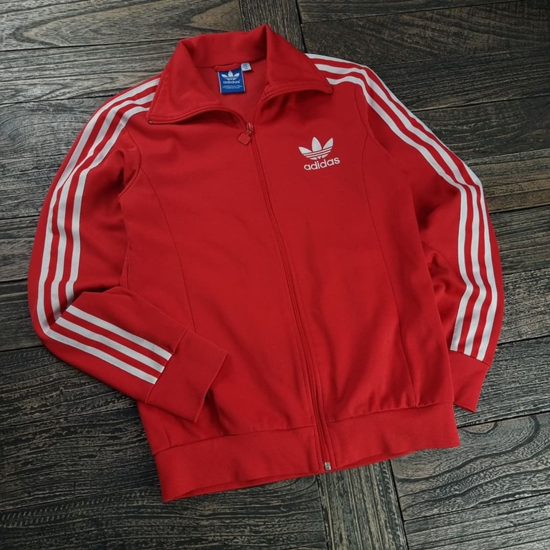 [아디다스] 유로파 져지 트랙탑 집업 자켓 레드 M18382 상품이미지1