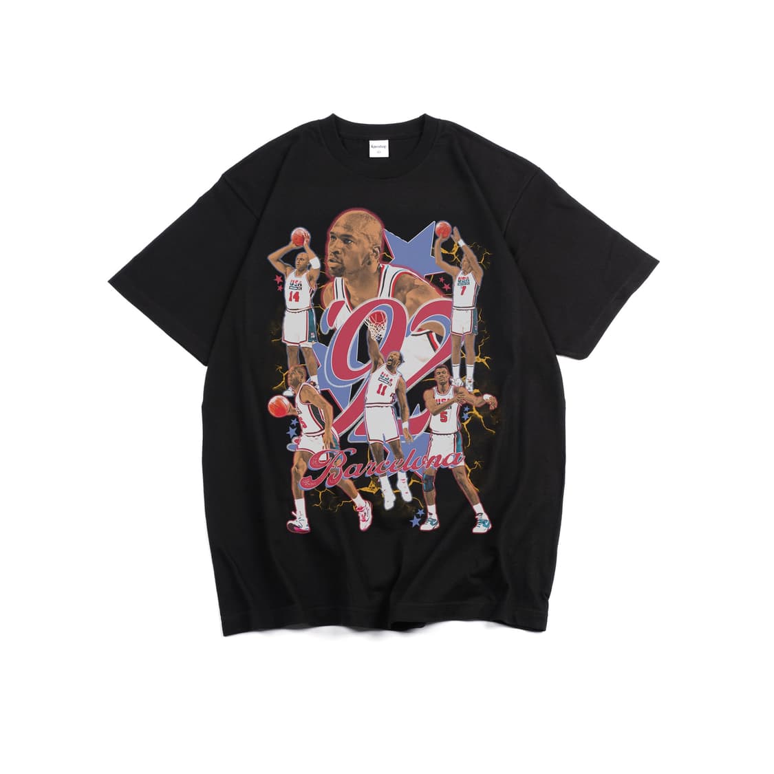 92' Barcelona Dream Team 빈티지 부트레그 티셔츠 상품이미지1