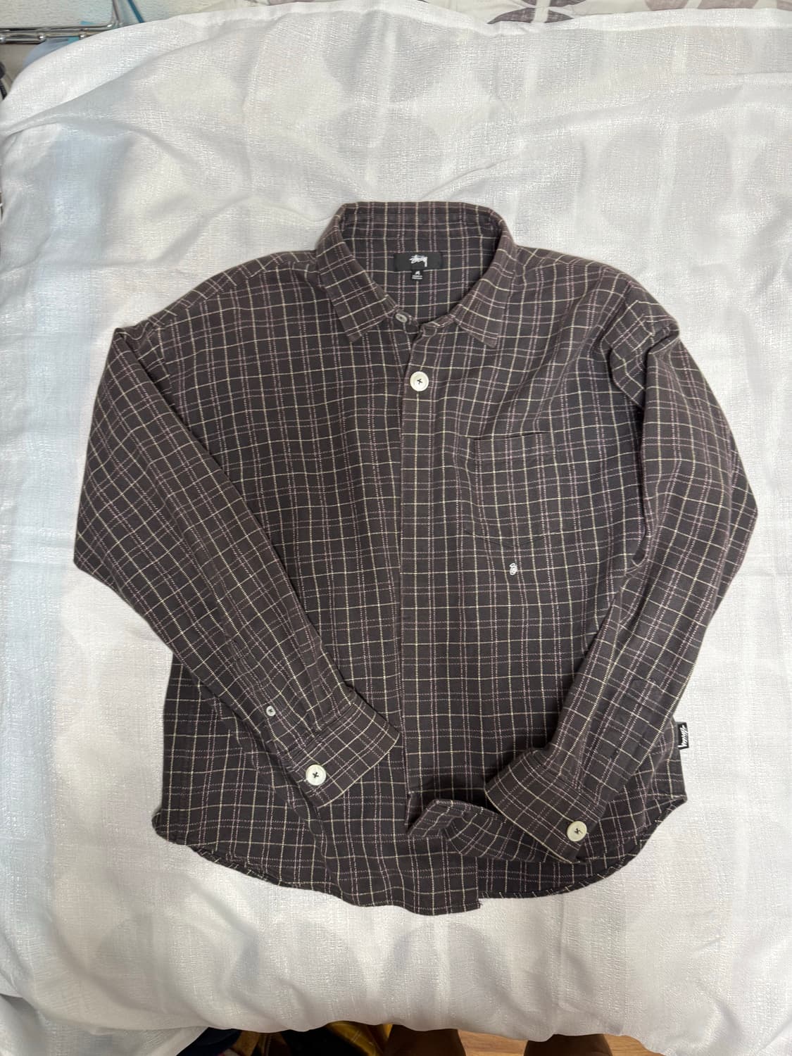 스투시 빅버튼 체크셔츠 상품이미지1