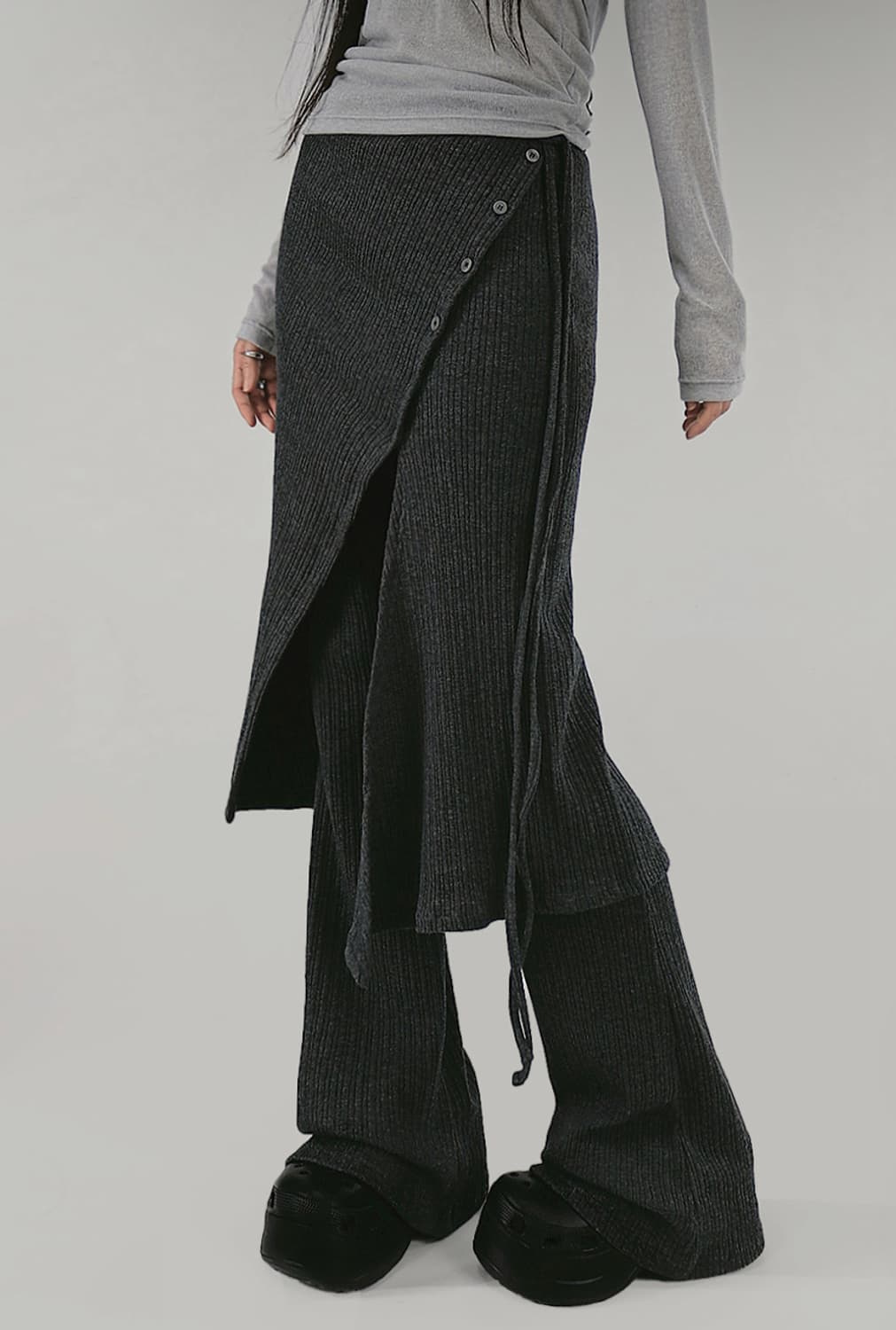 레이어드 스커트 팬츠 상품이미지2