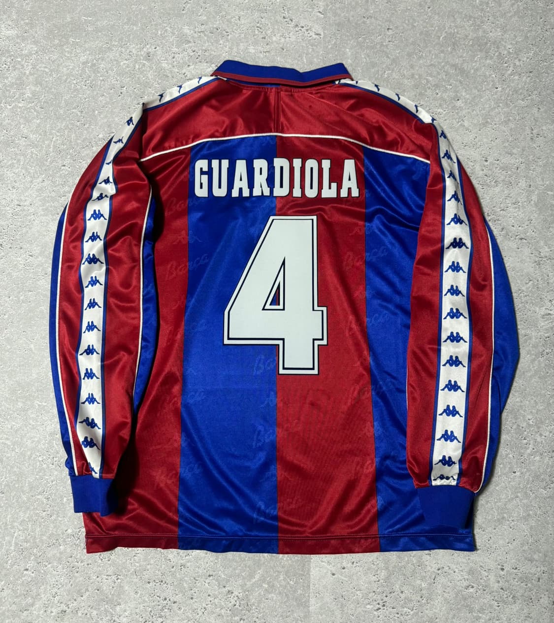 카파 92-95 바르셀로나 홈 유니폼 긴팔 No.4 GUARDIOLA 상품이미지2