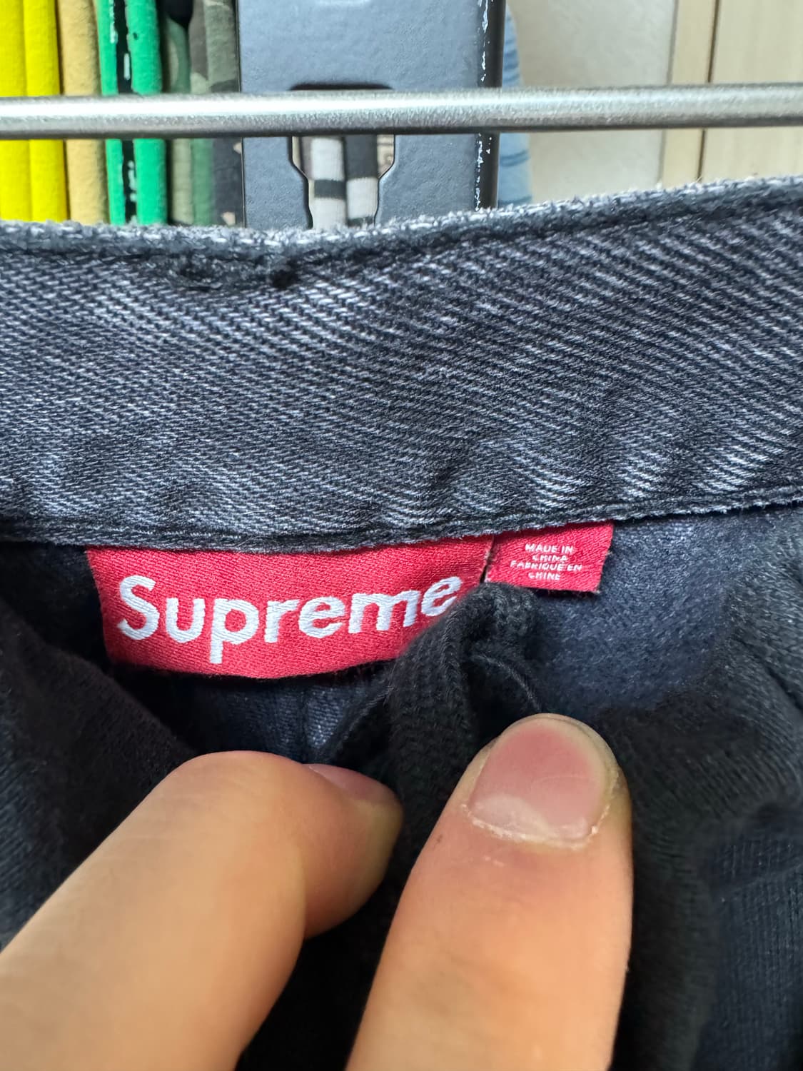 [S/M] 23FW 슈프림 x 블레스 스웻팬츠 조깅 진 블랙 상품이미지5