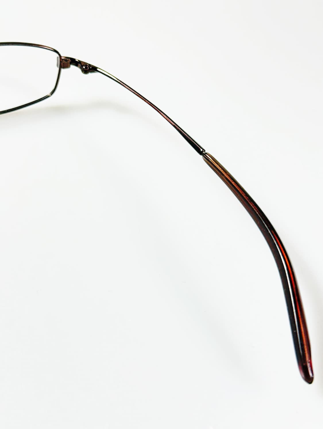 TATTOO 슬림 오벌 브라운 메탈 빈티지 안경 상품이미지6