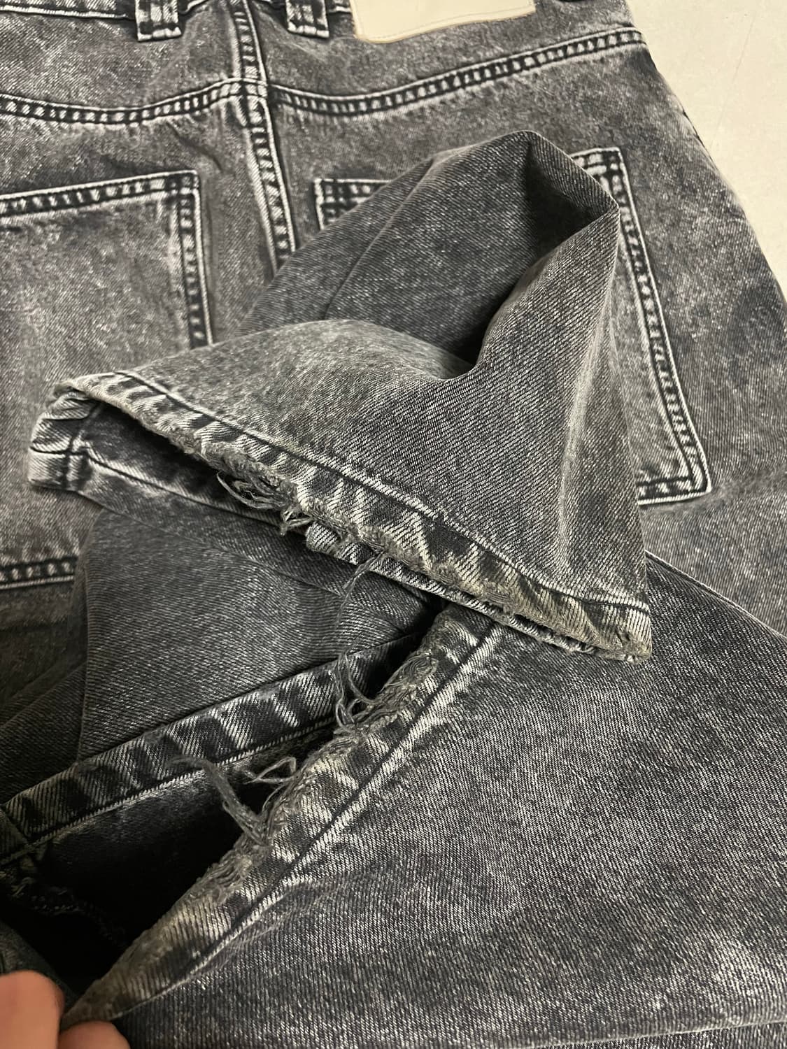 Zara 자라 심라인 배기핏 진 상품이미지5