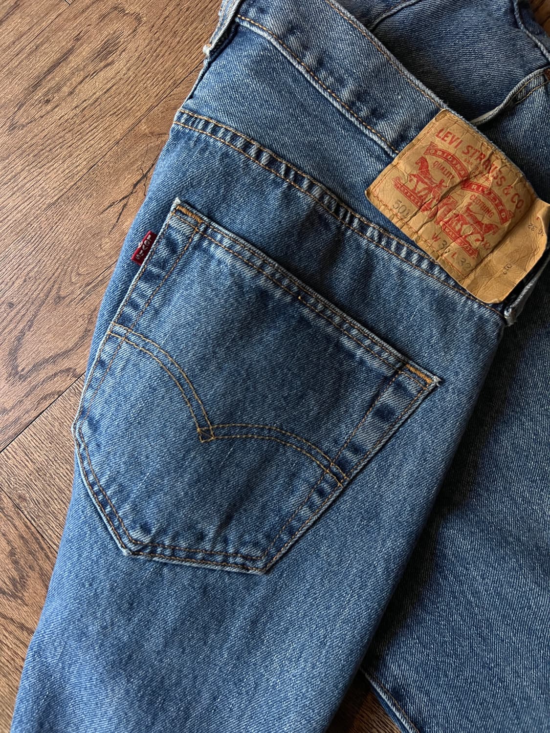 [36]리바이스 501 스트레이트핏 데님 팬츠 상품이미지7