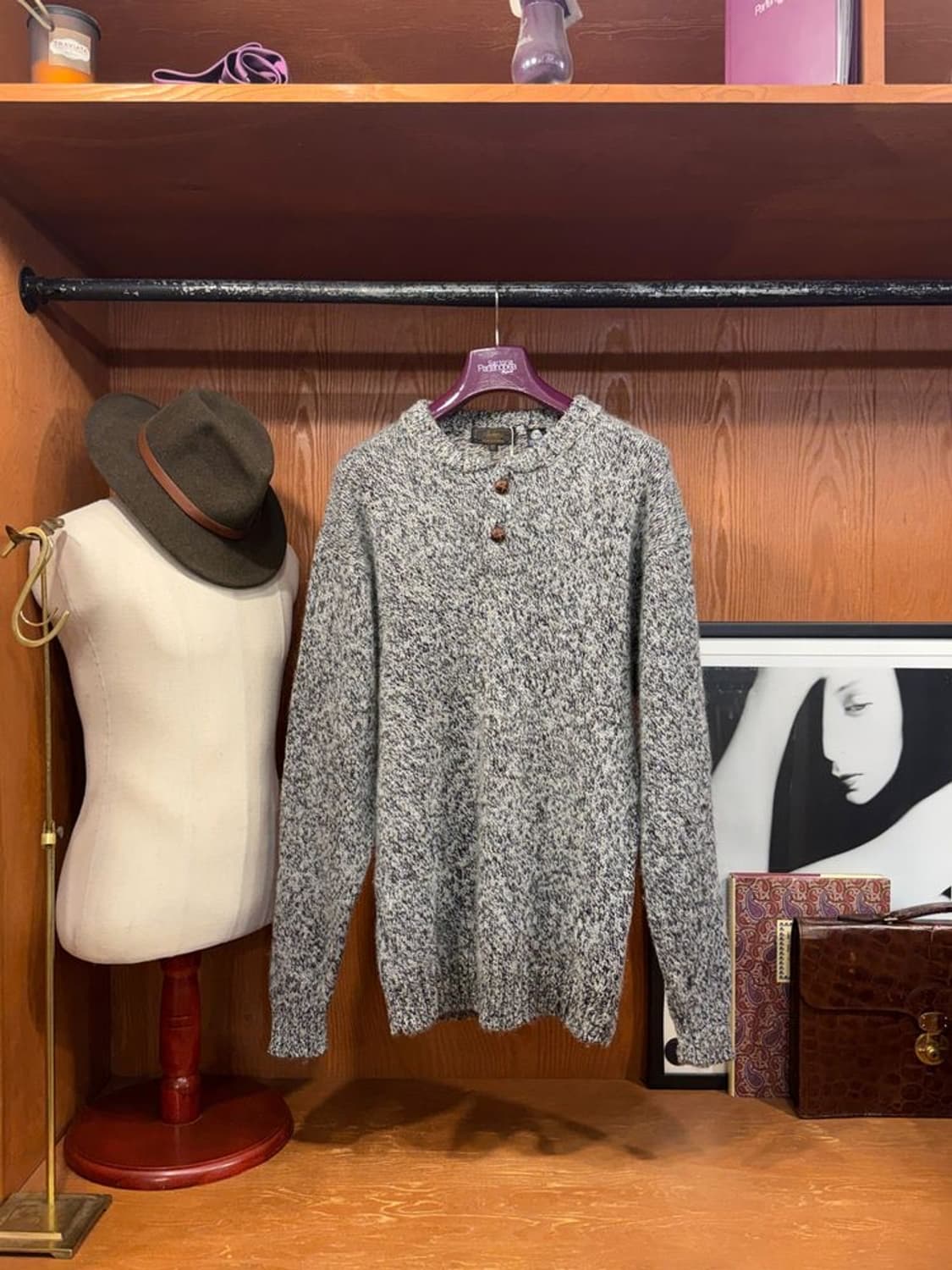 시홉 헨리넥 니트 상품이미지1