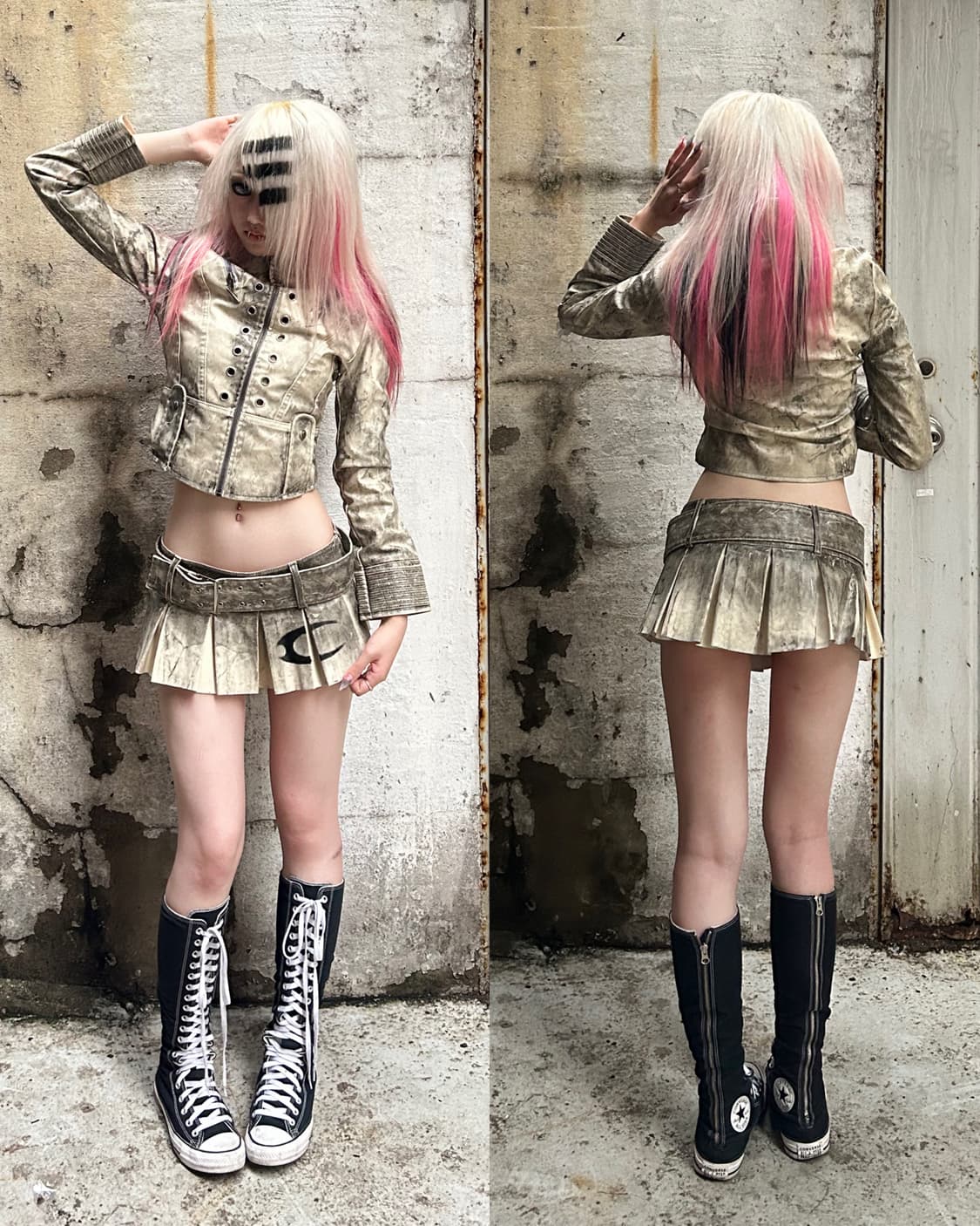 코지월드와이드 나폴레옹 ash 셋업 재킷 + 스커트 상품이미지1