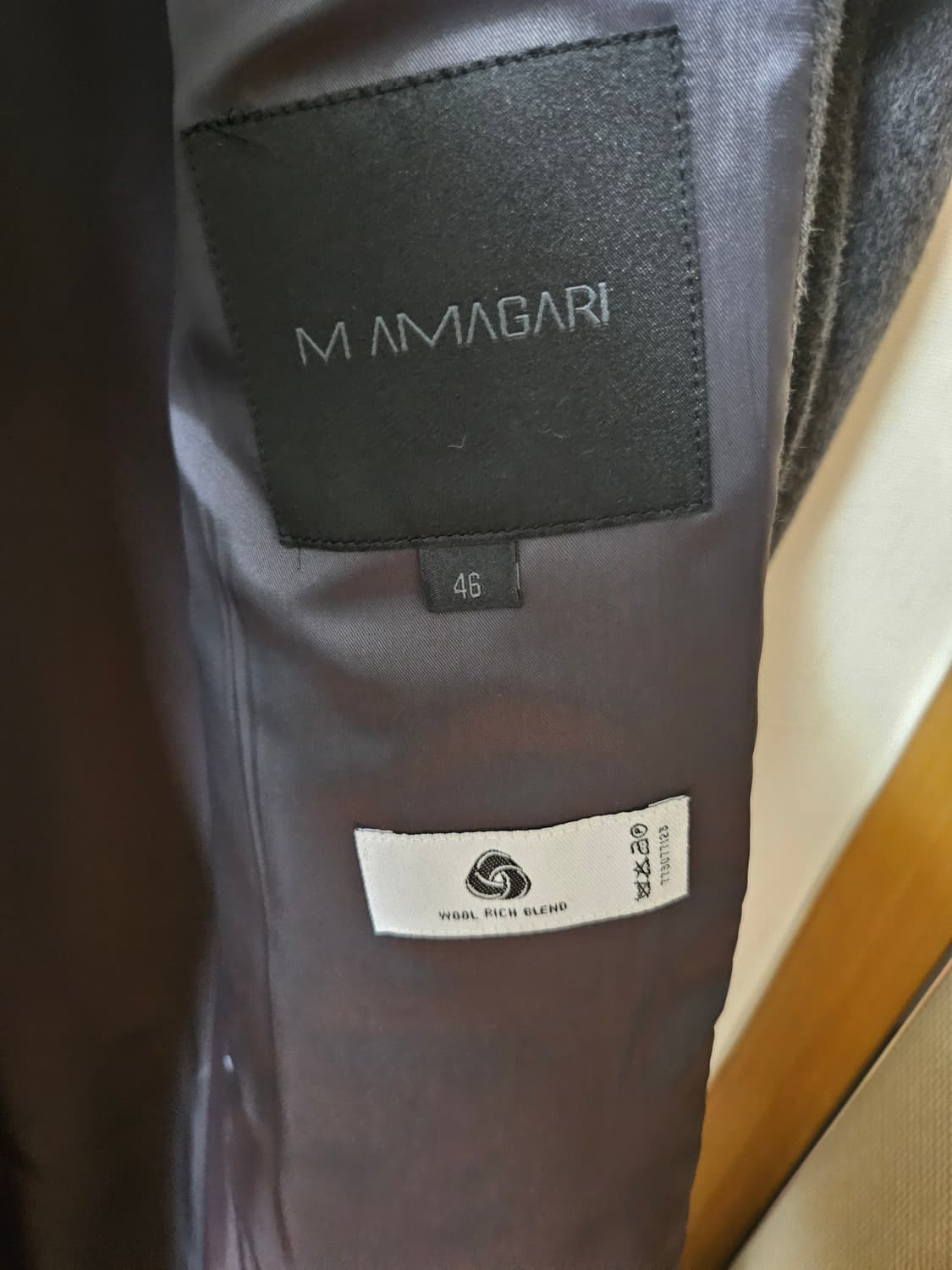 마마가리 23fw 오버사이즈 더블 브레스트 상품이미지3