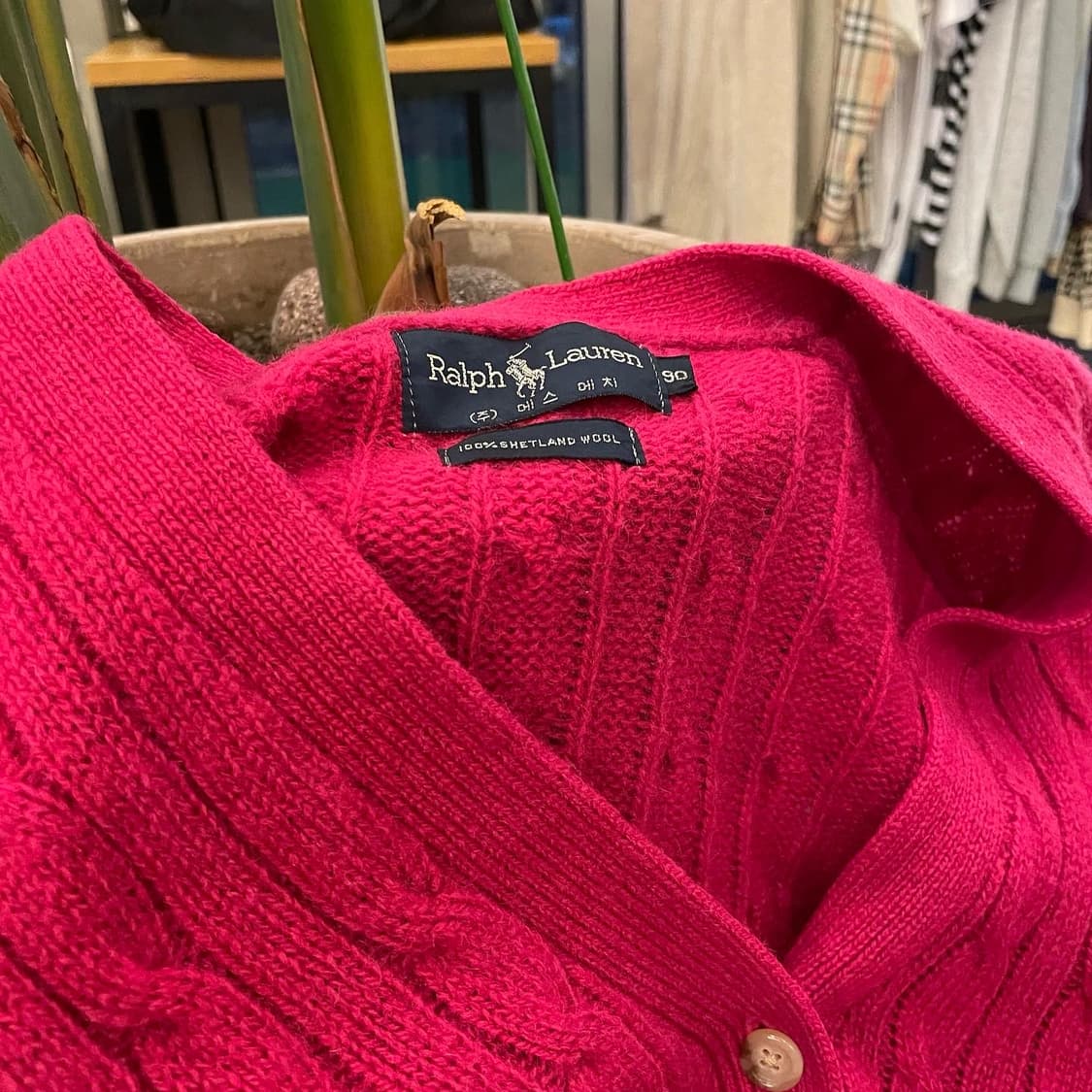 80s 폴로 울 가디건 상품이미지2