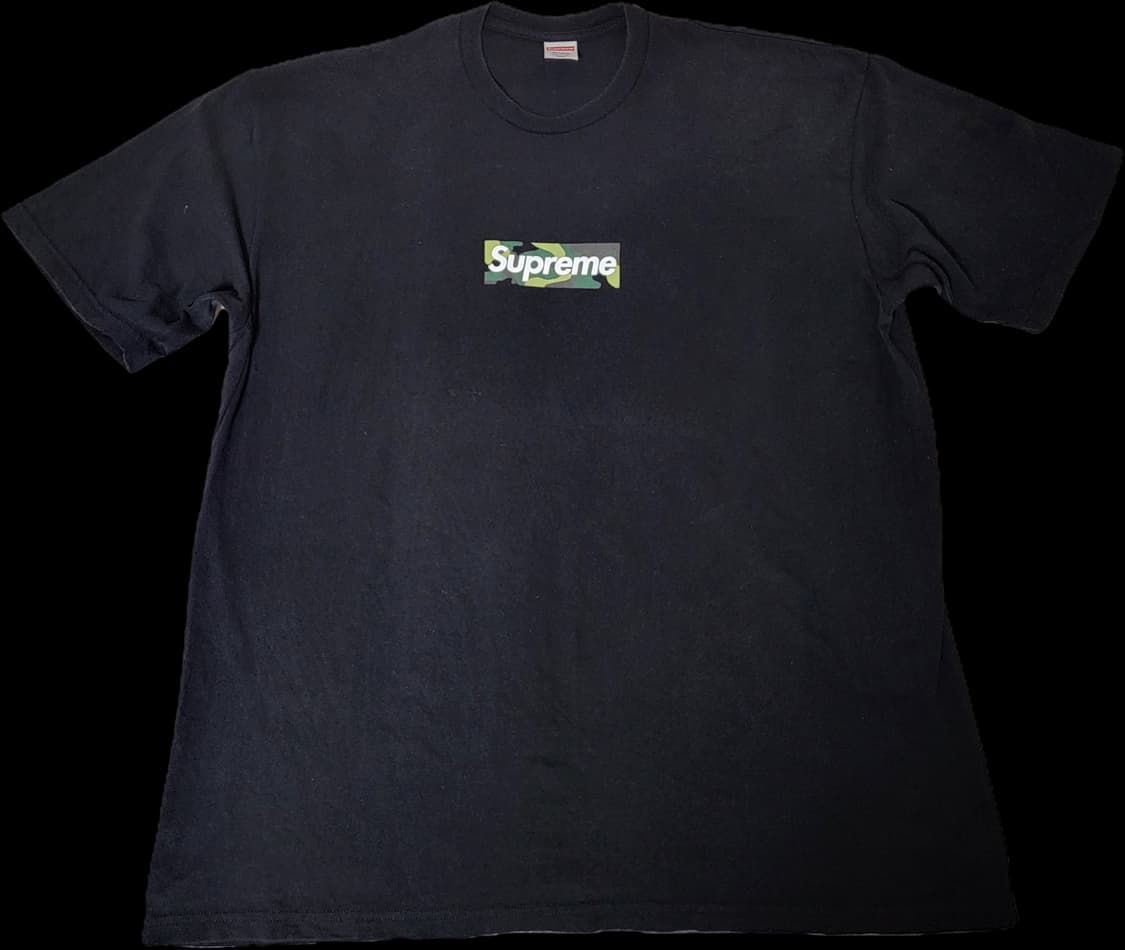 [2XL,XXL] 슈프림 박스로고 티셔츠 반팔 블랙 - 23FW 상품이미지2