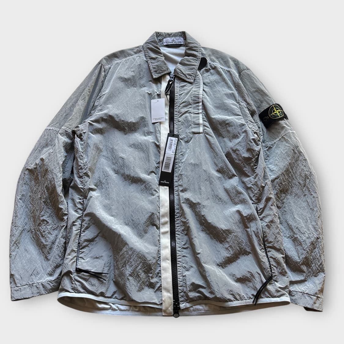 스톤아일랜드 18fw 아이스 나일론 메탈 오버셔츠 자켓 상품이미지1