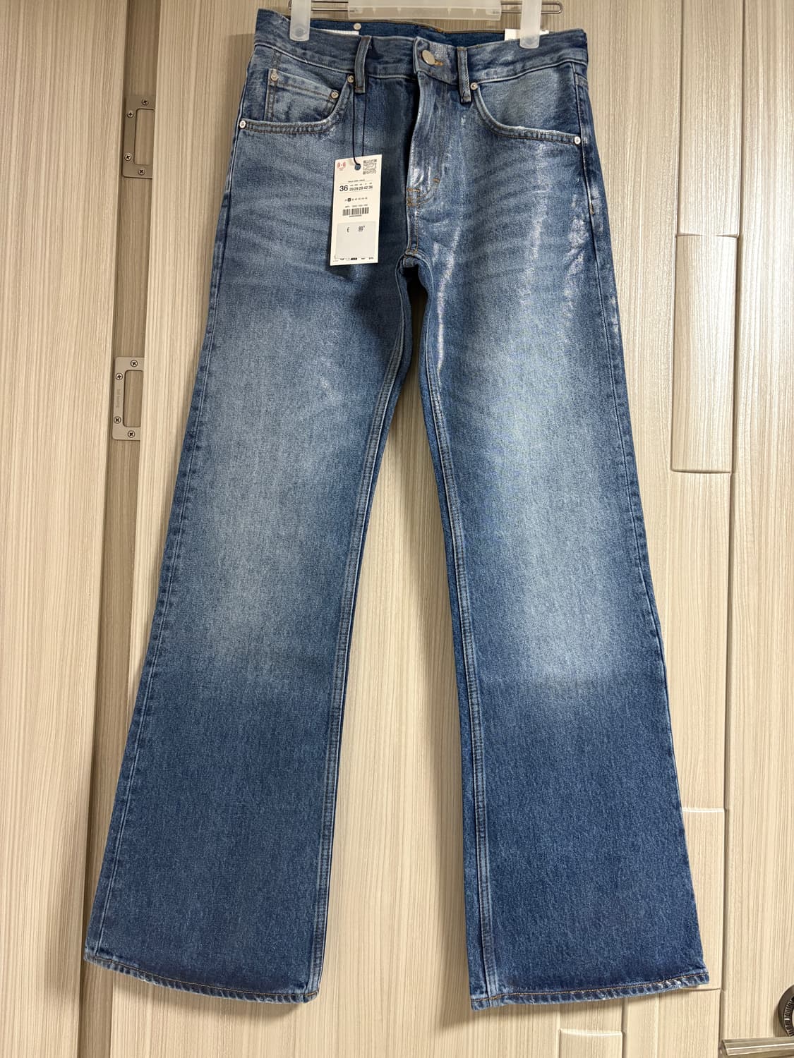 자라 X Ludovic de Saint Sernin 코팅 플레어진 상품이미지1