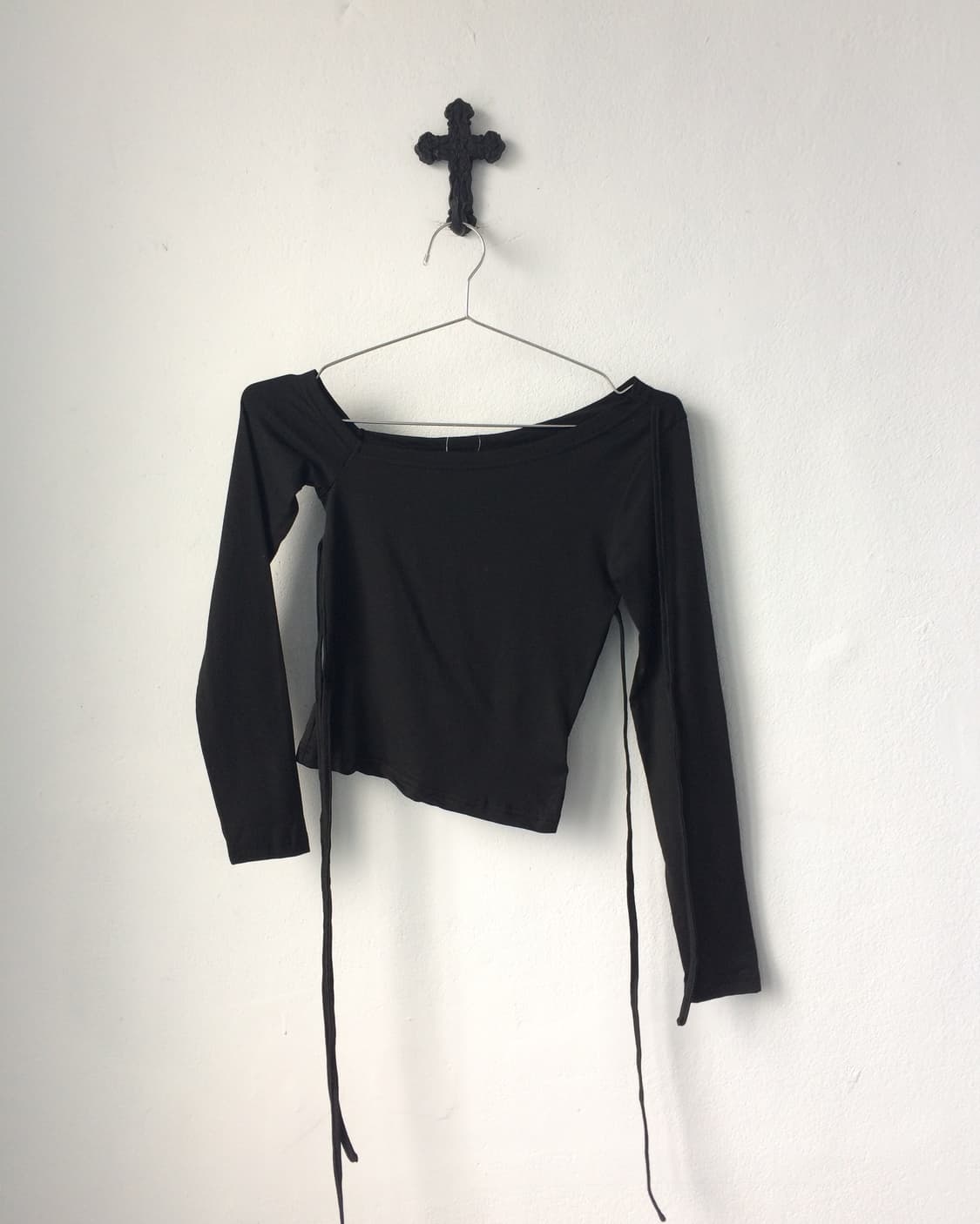 Tied point one shoulder top 상품이미지2