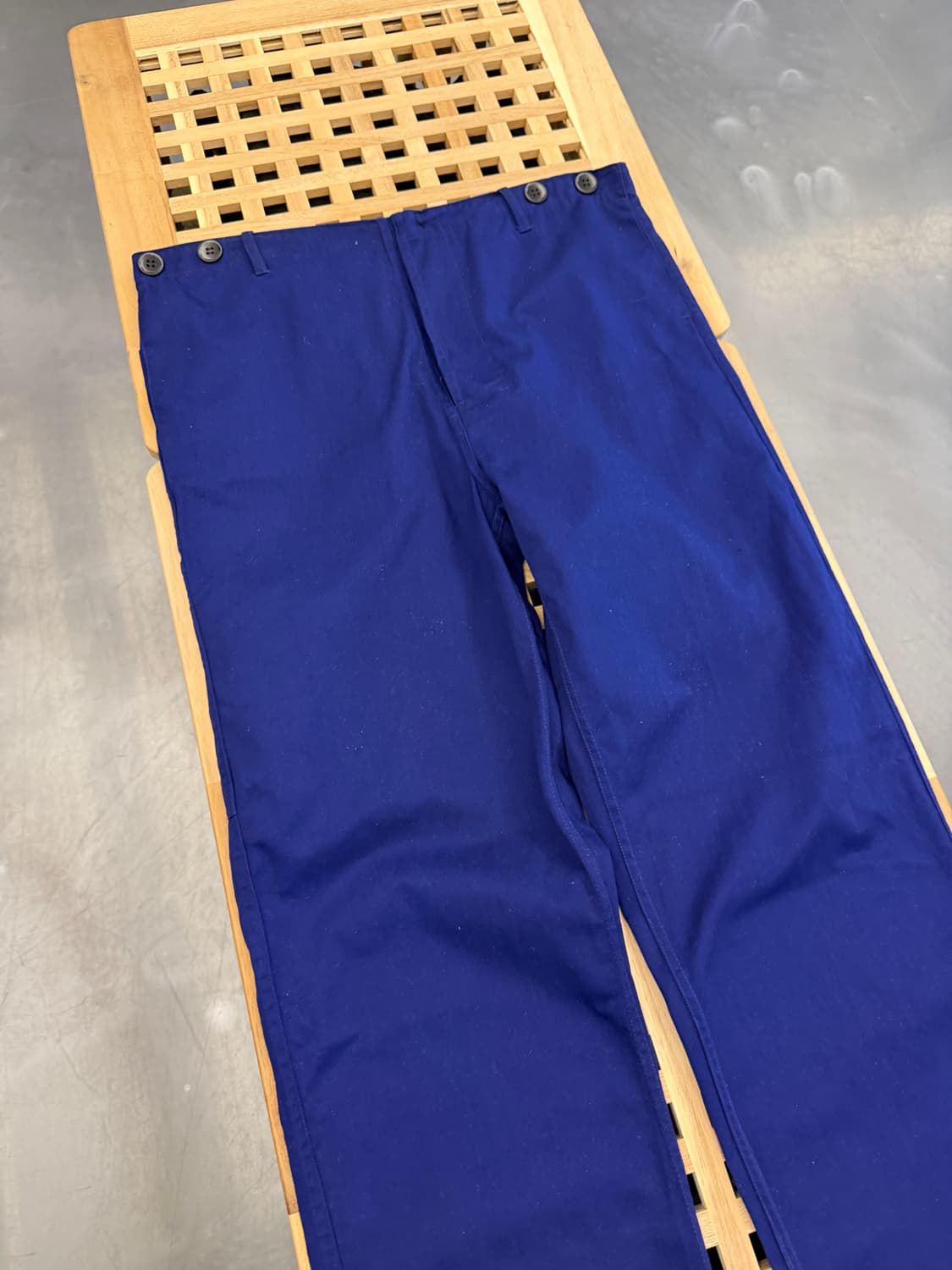 1970s FRIENDSHIP WASHED NAVY 70s프렌치워크팬츠 상품이미지5