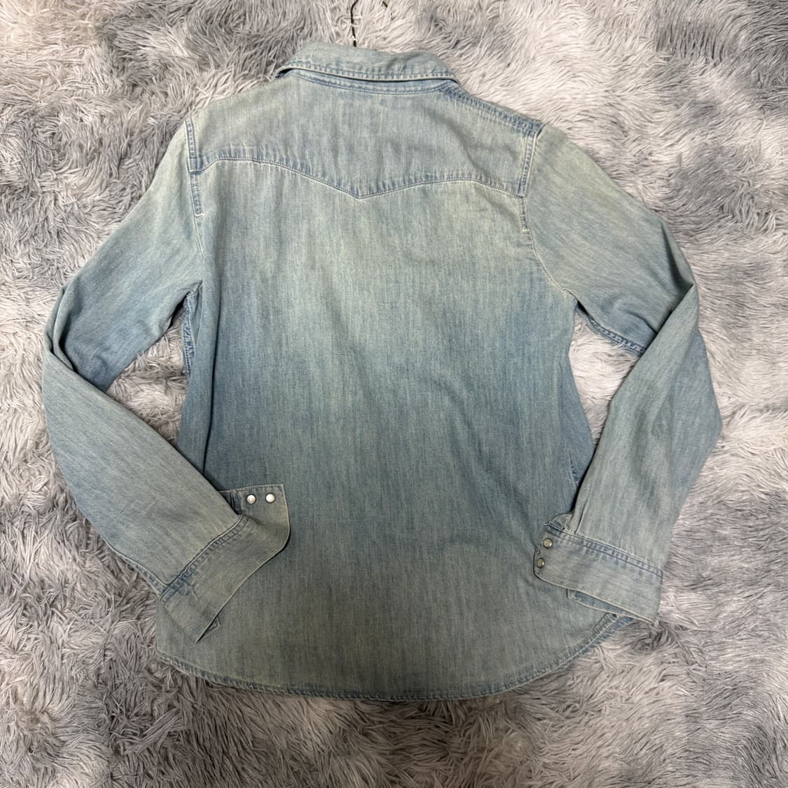 리바이스 웨스턴 데님셔츠 여성 M사이즈 상품이미지4