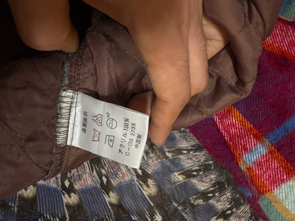 Vintage 블루 체크 퀄팅 셔츠 자켓 상품이미지4