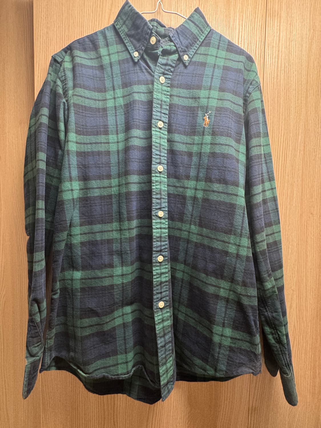 폴로 체크 패턴 셔츠 상품이미지1