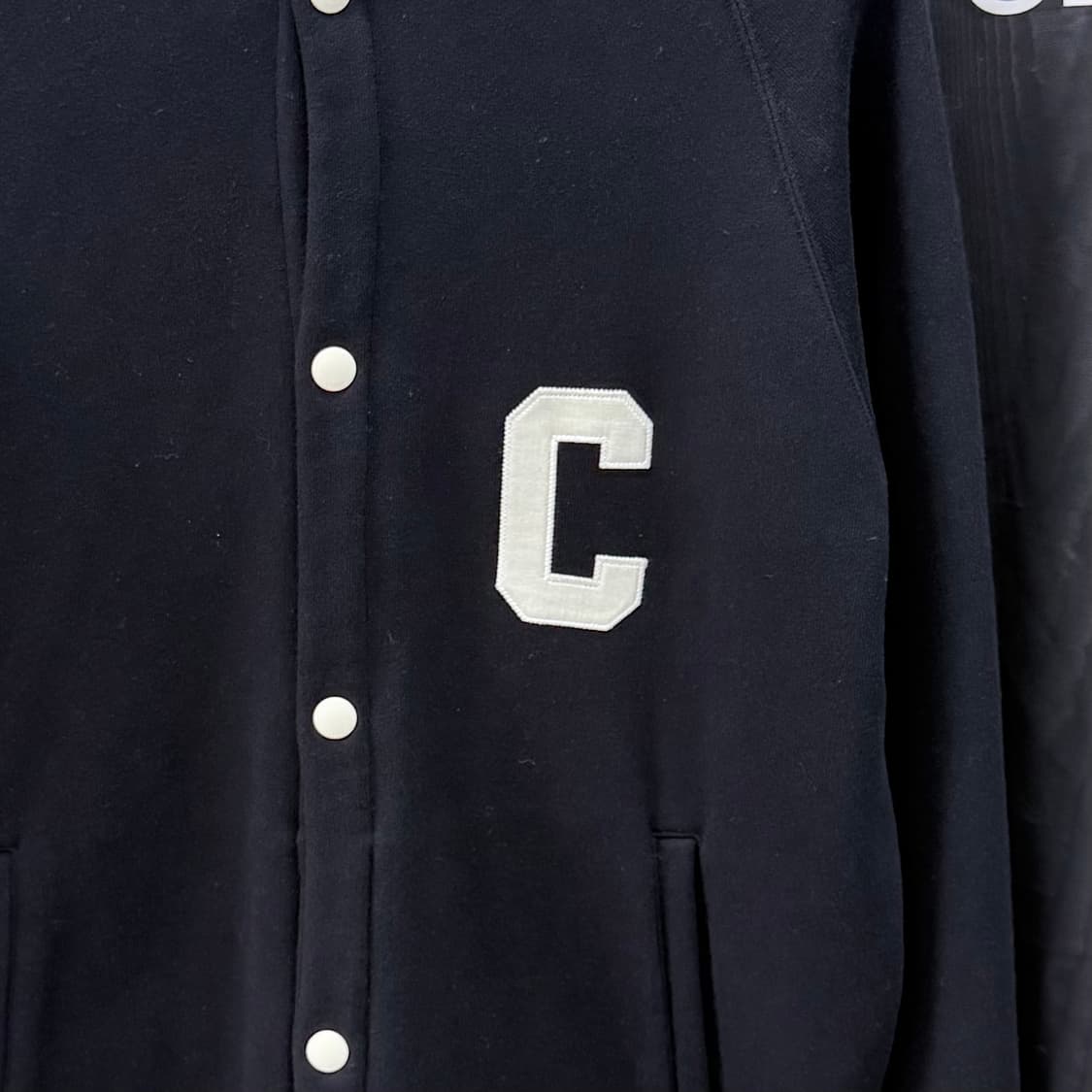 [S+급/S] 셀린느 테디 바시티 봄버 자켓 블랙 상품이미지2