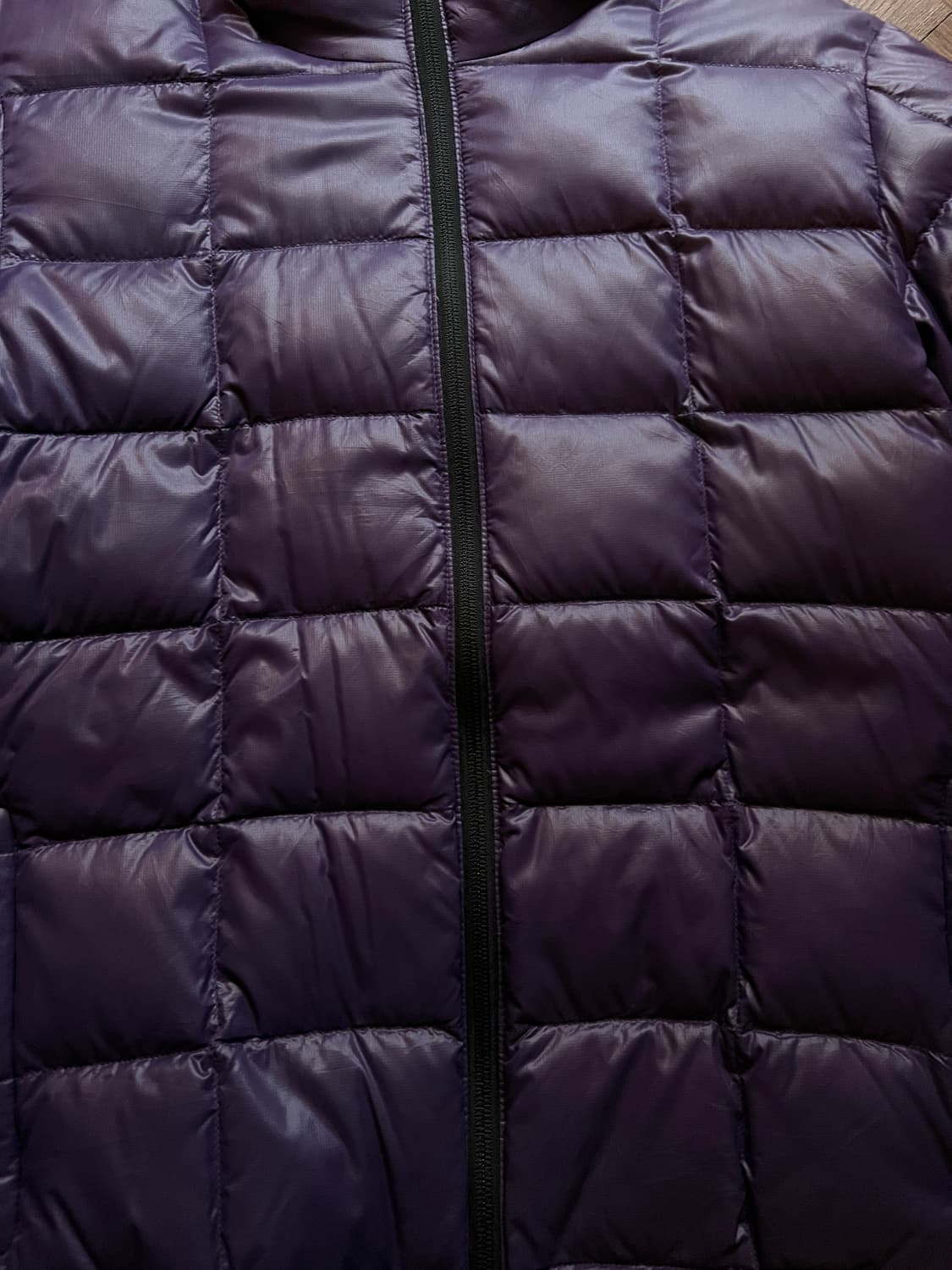 [L]CAMP7 아웃도어 퍼플 다운 경량 패딩 상품이미지3