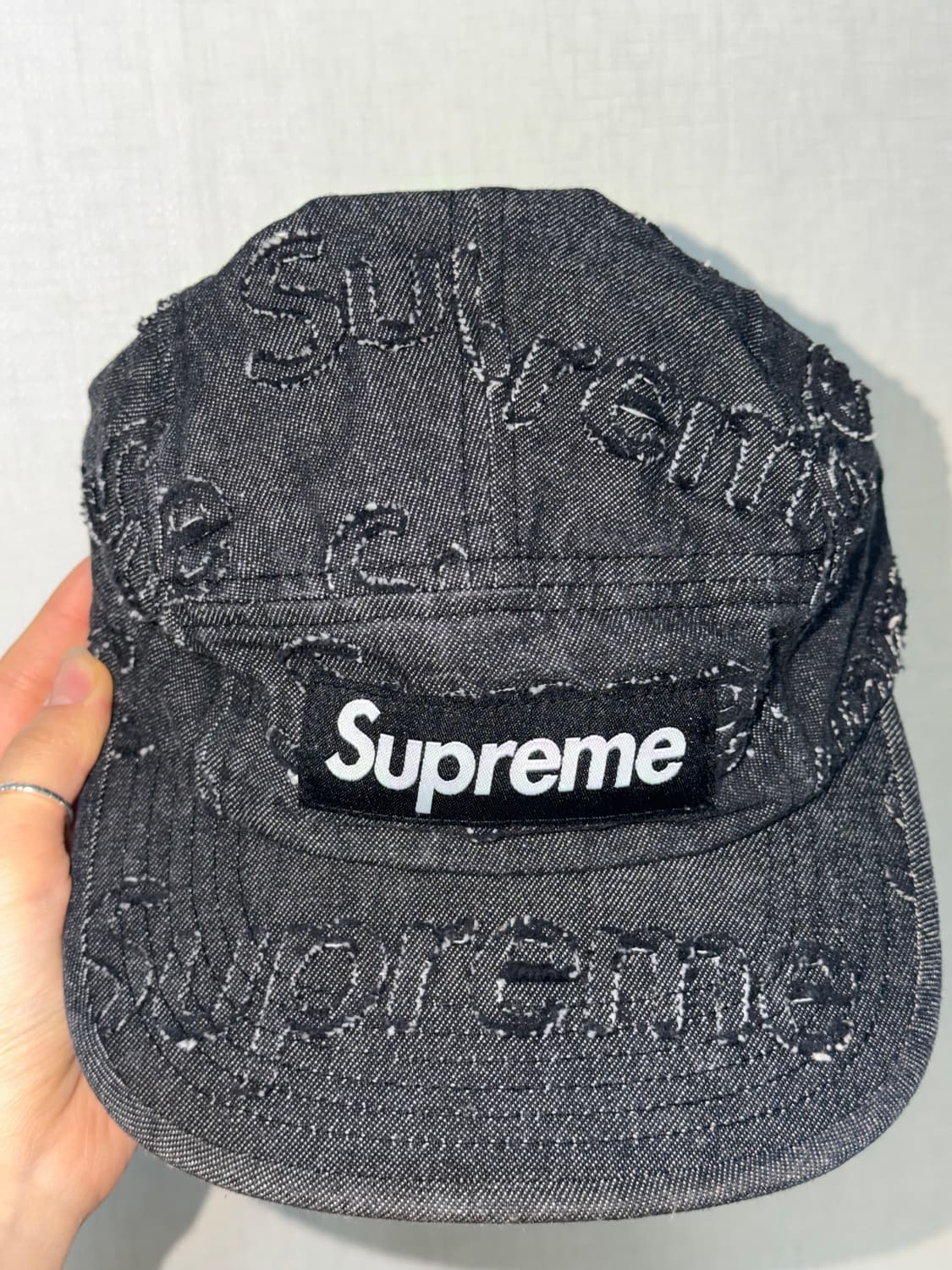 (이번주만 이가격) Supreme Denim Camp Cap 상품이미지2