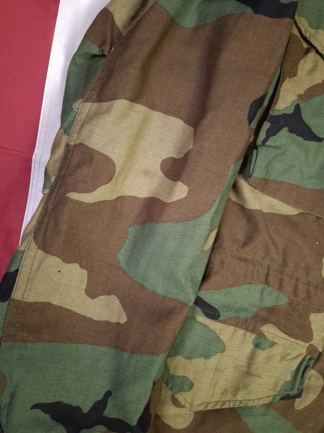 특A 오리지날 80's 미군 우드랜드 초기형 M-65 필드야상 상품이미지7