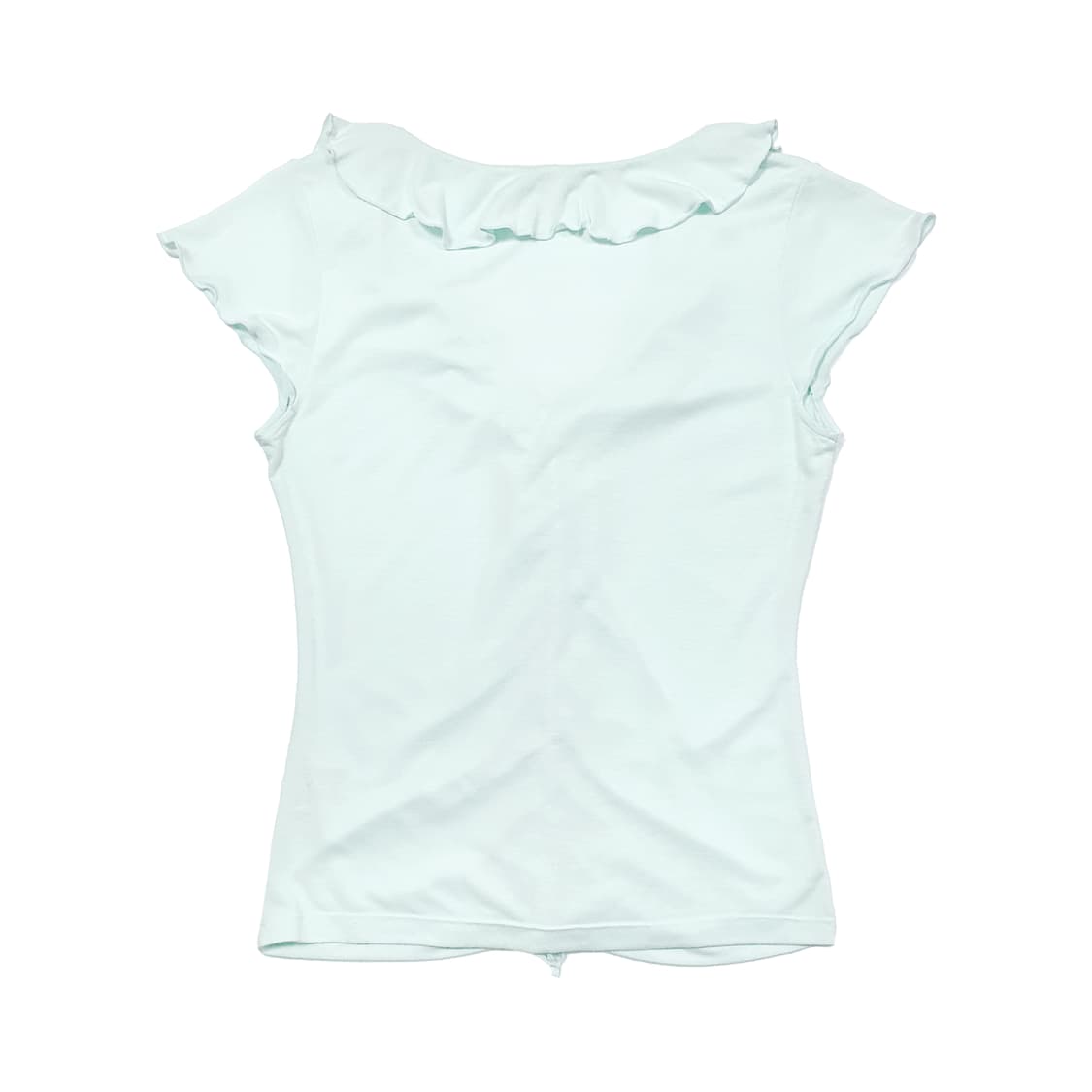 민트 프릴 슬림 티셔츠 상품이미지2