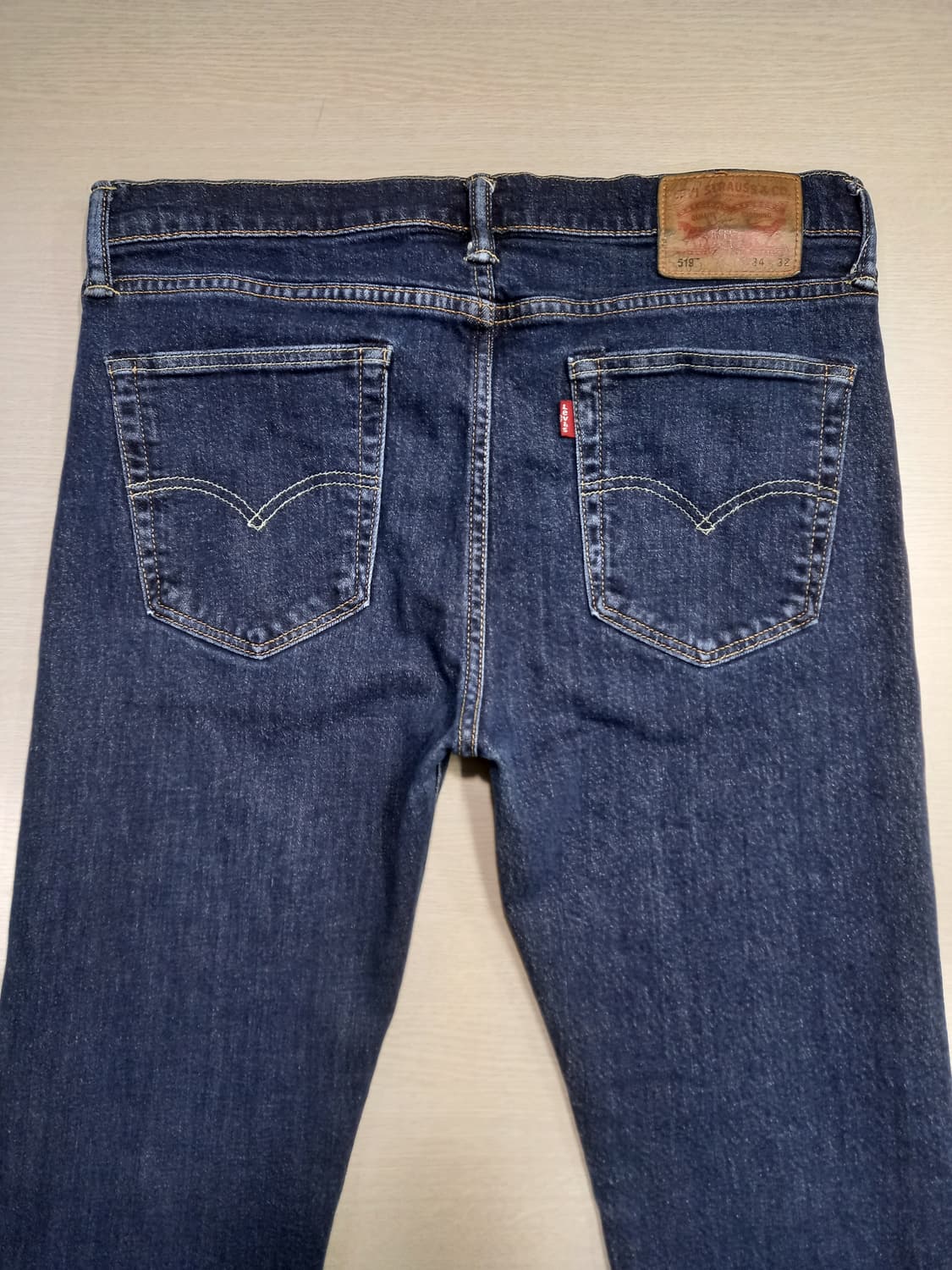 34 리바이스519 스판스키니 진청 34-588 상품이미지4