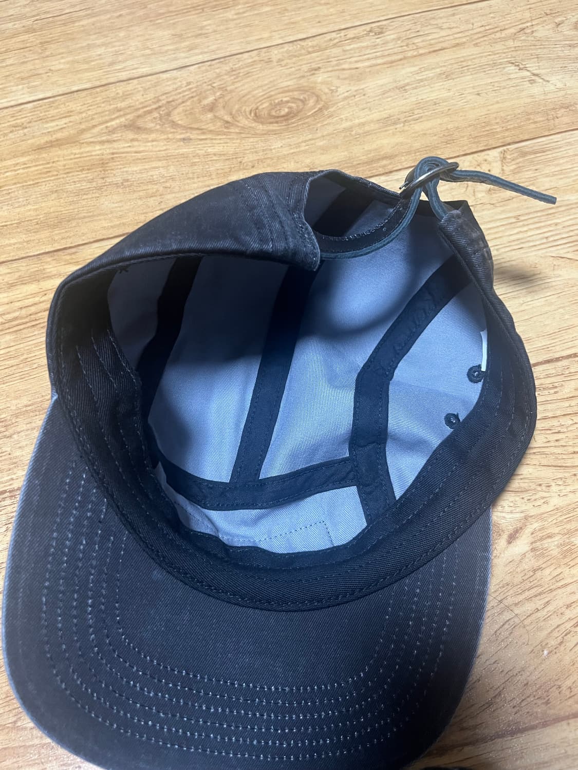 슈프림 워시드 치노 트윌 캠프캡 블랙 25SS 상품이미지3