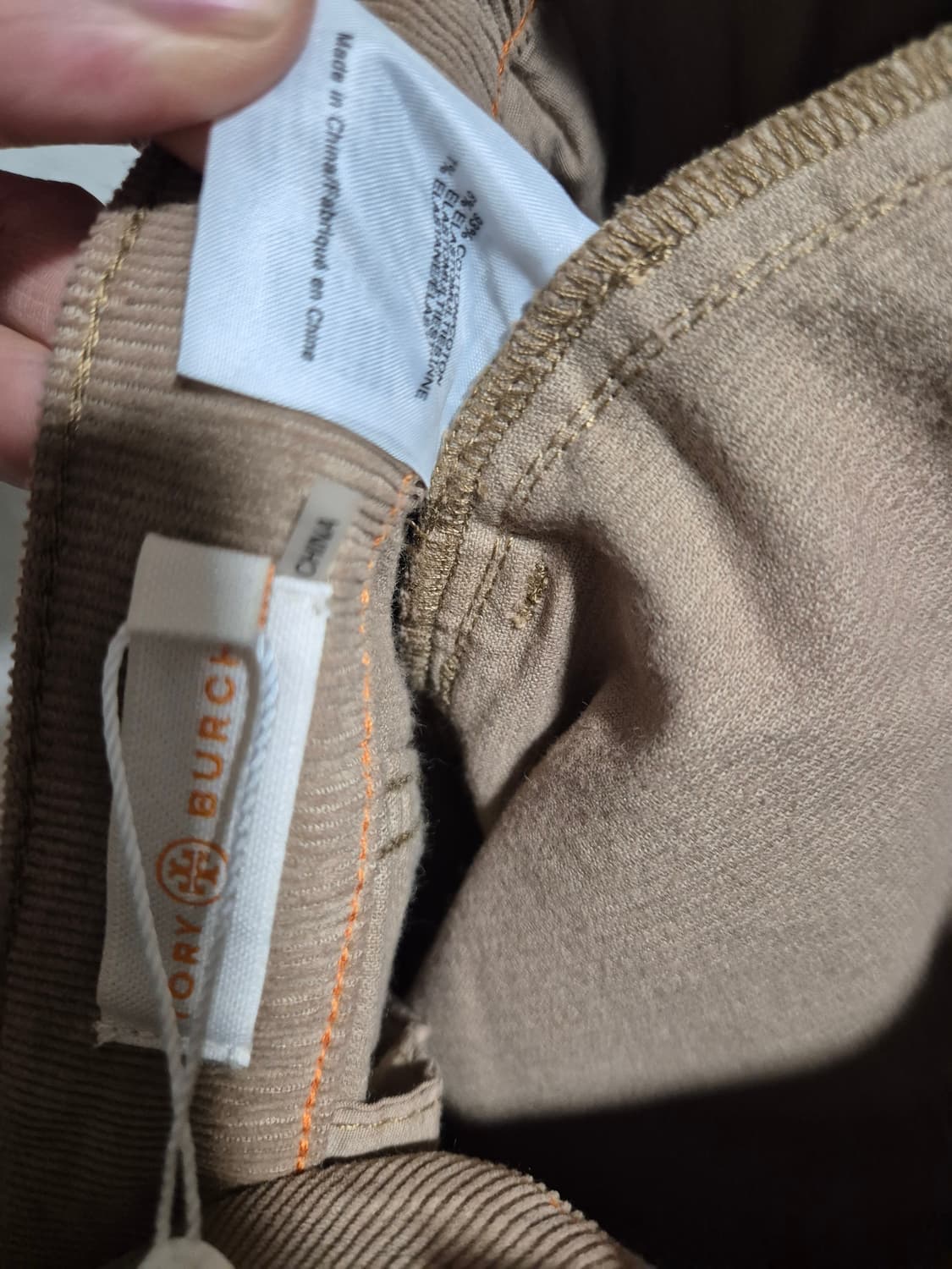 새상품[28~29]토리버치 루시타노 코듀로이 미니 스커트 여성용 상품이미지4