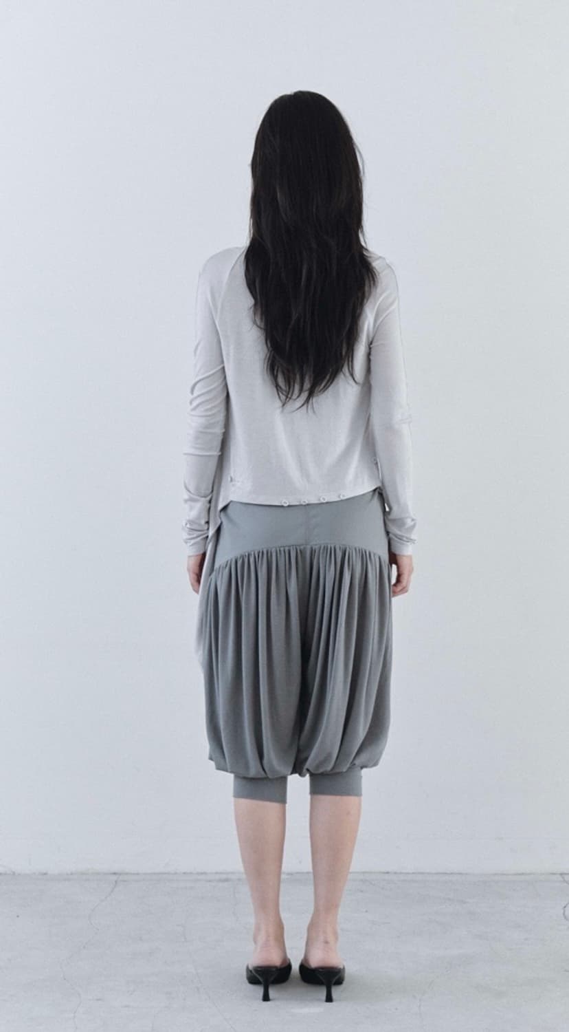 tiles 타일즈 Cowl-neck Button Cardigan 상품이미지2