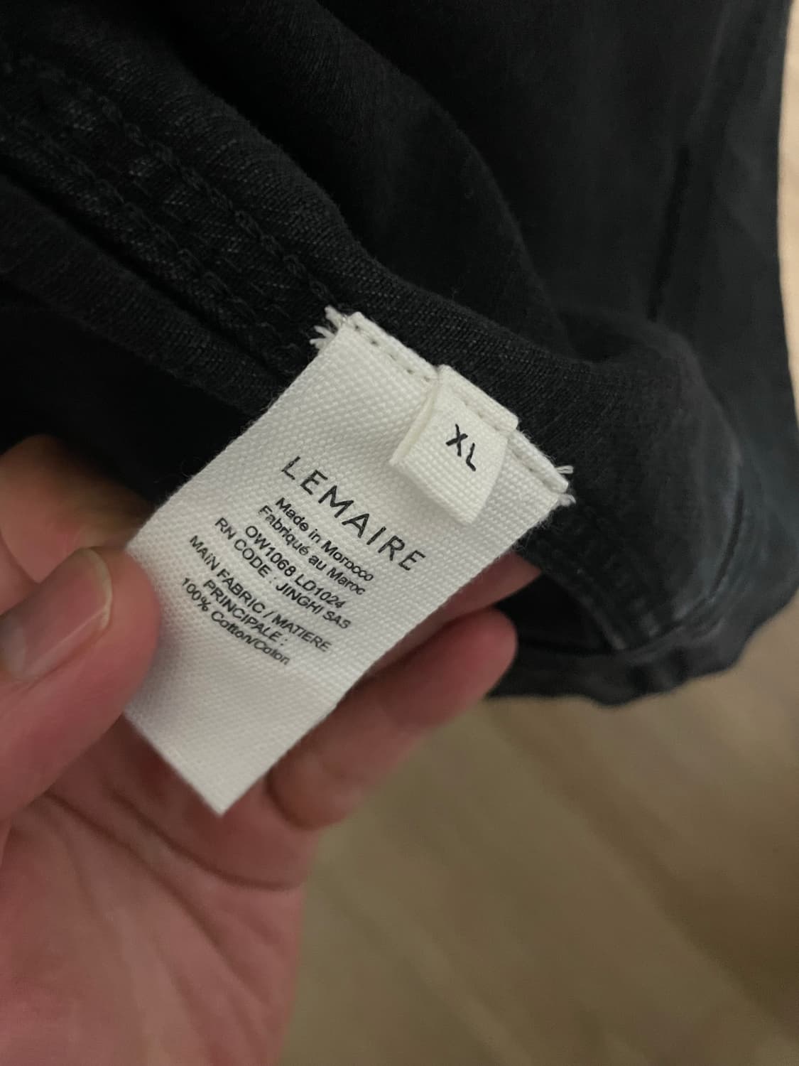 LEMAIRE 4포켓 블루종 데님 재킷 사이즈XL 상품이미지3