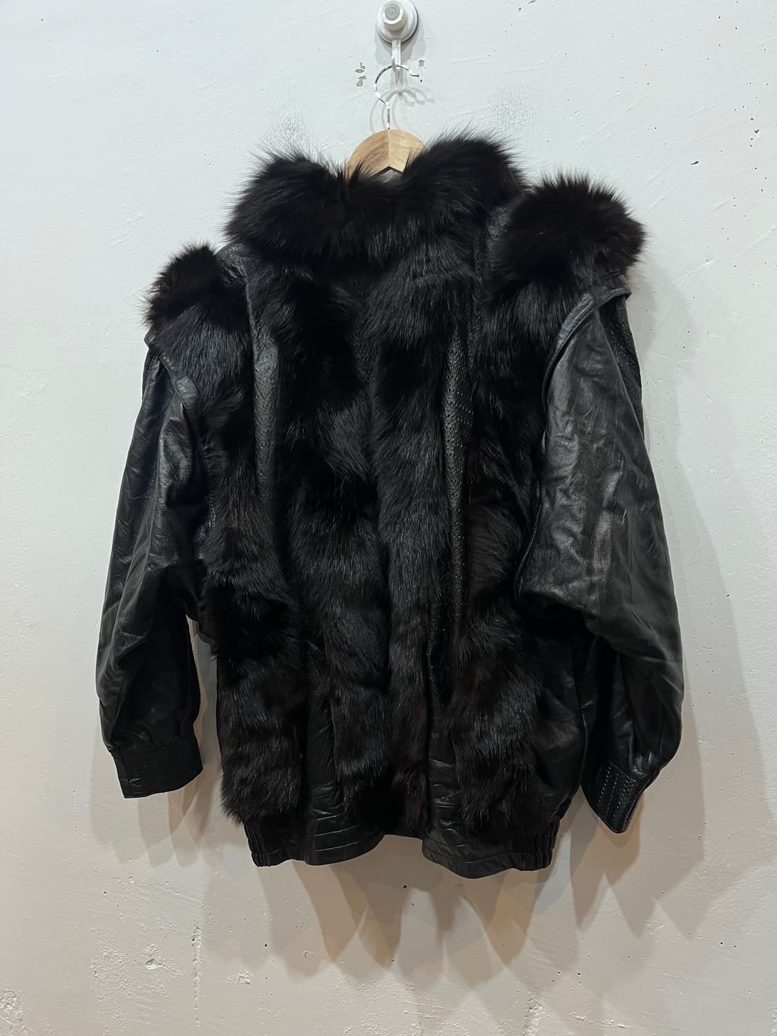 SAGA FOX 사가폭스 2way 레더자켓 베스트 상품이미지3