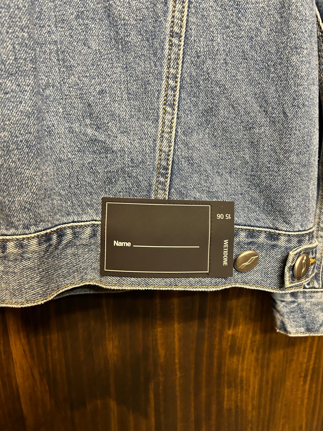 We11Done Denim jacket 상품이미지4