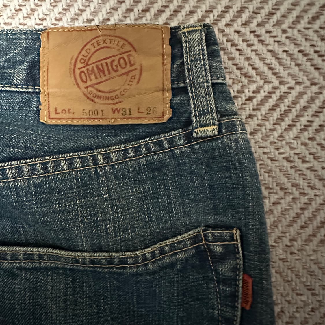 OMNIGOD japan made selvedge jeans pants 상품이미지3