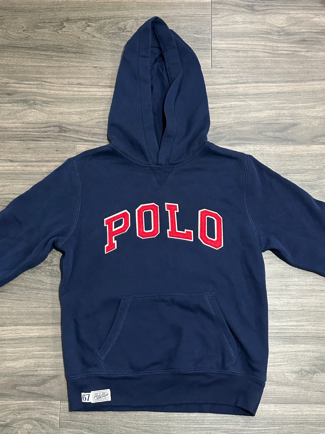 폴로 랄프로렌 네이비 후드티 M 상품이미지2