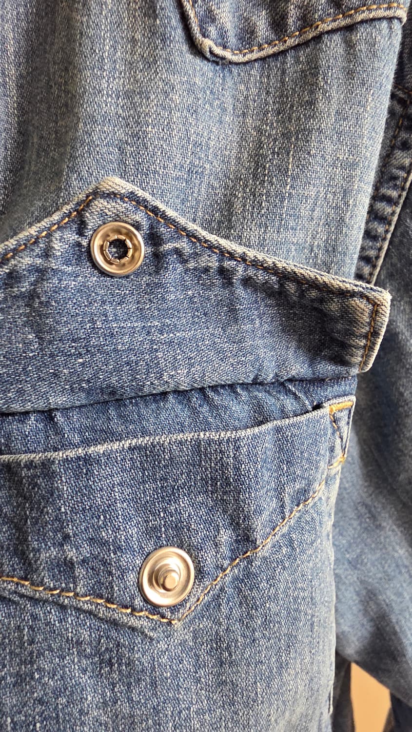 폴로 랄프로렌 퍼플라벨 데님 웨스턴 셔츠 상품이미지7