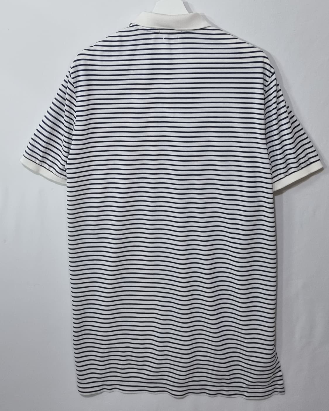 오버핏 M ) 폴로랄프로렌 화이트+네이비 스트라이프 PK 반팔티 상품이미지2