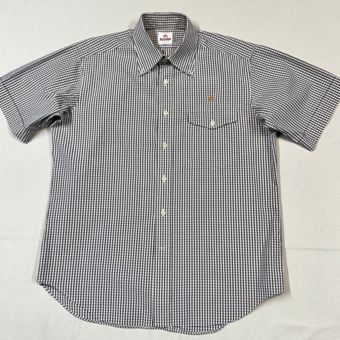 L) 바라쿠타 깅엄체크 반팔 셔츠 상품이미지2