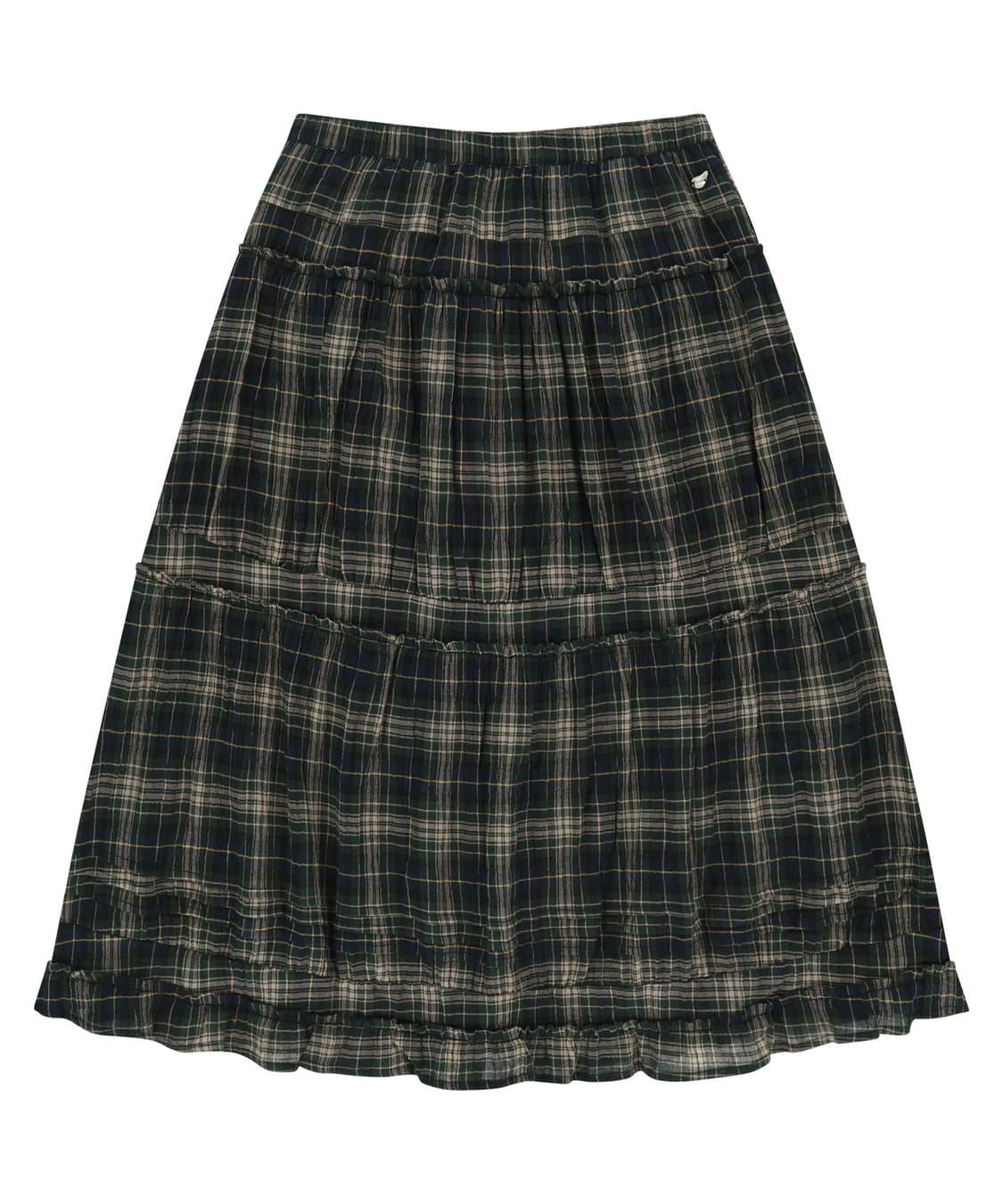 코이세이오 셔링 미디스커트 SHIRRING MIDI SKIRT CHECK 상품이미지1