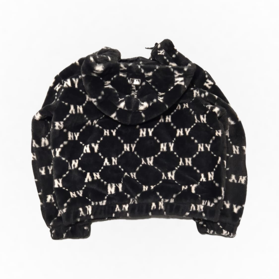 MLB 다이아 올오버 모노그램 퍼 후드집업 XL 상품이미지2