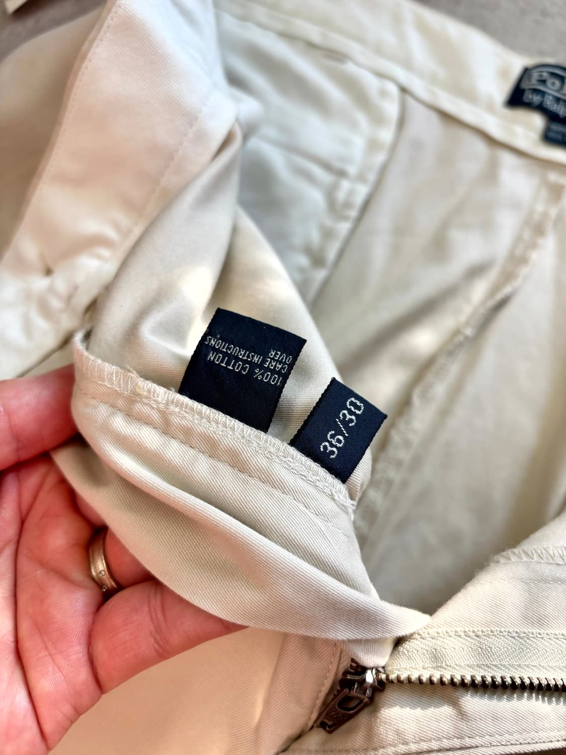 90s 폴로 랄프로렌 HAMMOND 치노 팬츠 35~36" 상품이미지7