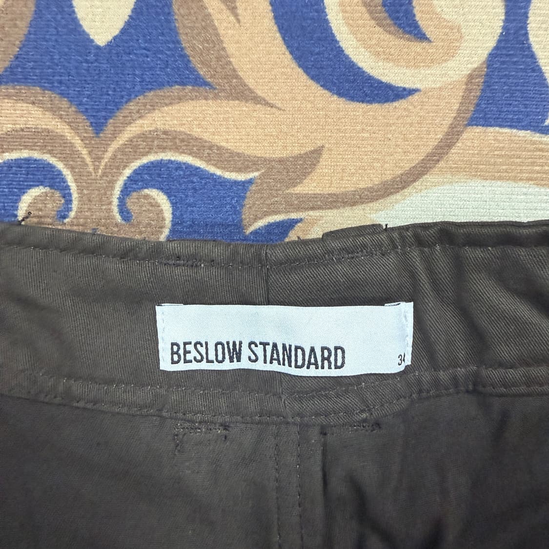 (34)비슬로우 Beslow 와이드 코튼 팬츠(브라운) 상품이미지2