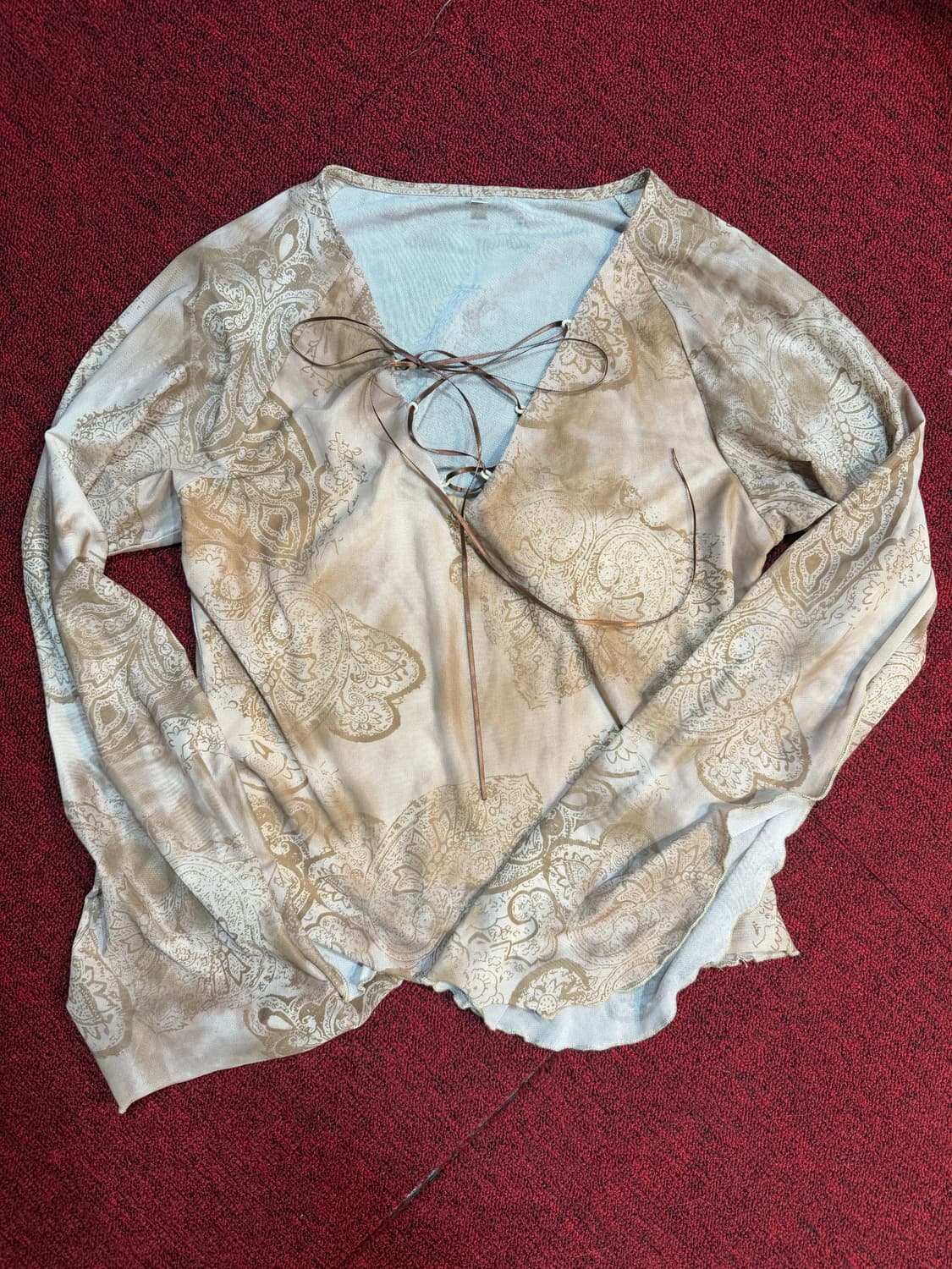 페이즐리 블라우스 상품이미지2