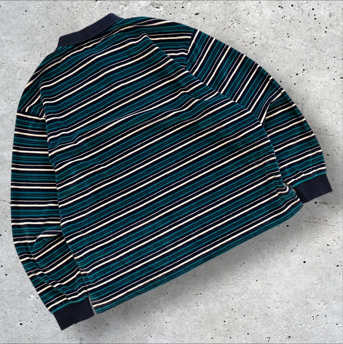 [M] 커버낫 COVERNAT 스트라이프 긴팔 폴로티 C669 상품이미지2