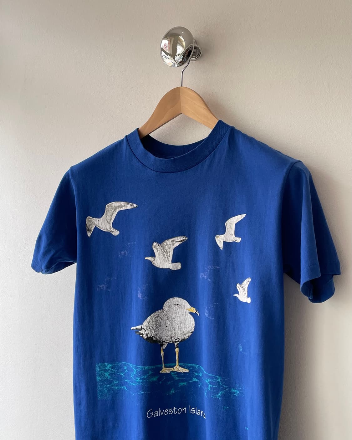 90‘s USA “Galveston Island” 🕊️ T-shirt 상품이미지2