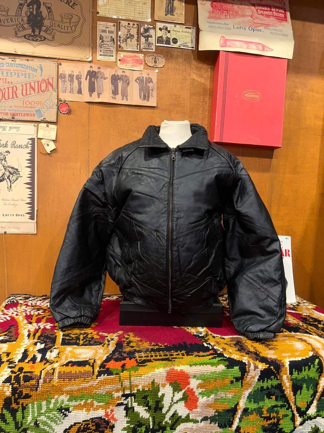 ( XL ) 바이커자켓 라이더자켓 봄버자켓 푸퍼자켓 빈티지가죽 상품이미지3