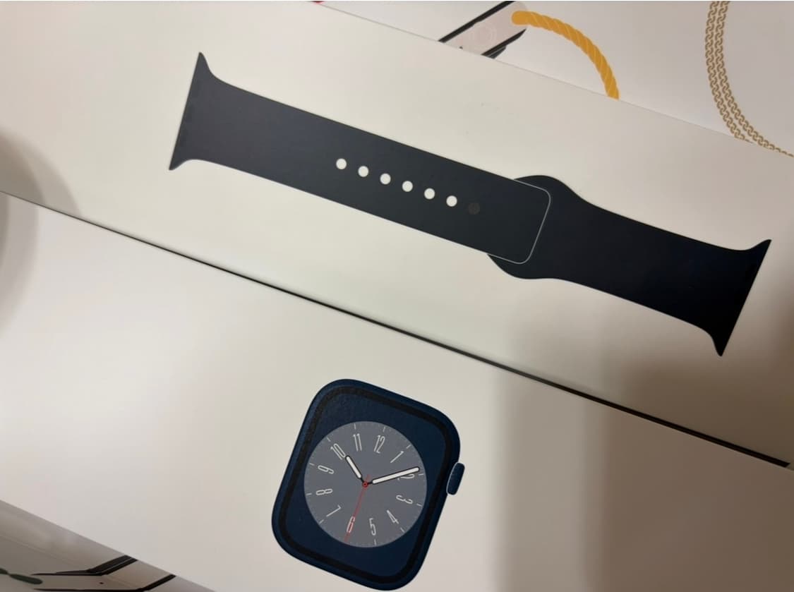 애플워치 8 gps 45mm 셀룰러 미드나잇 알루미늄 새상품급 애차드밀케 상품이미지10